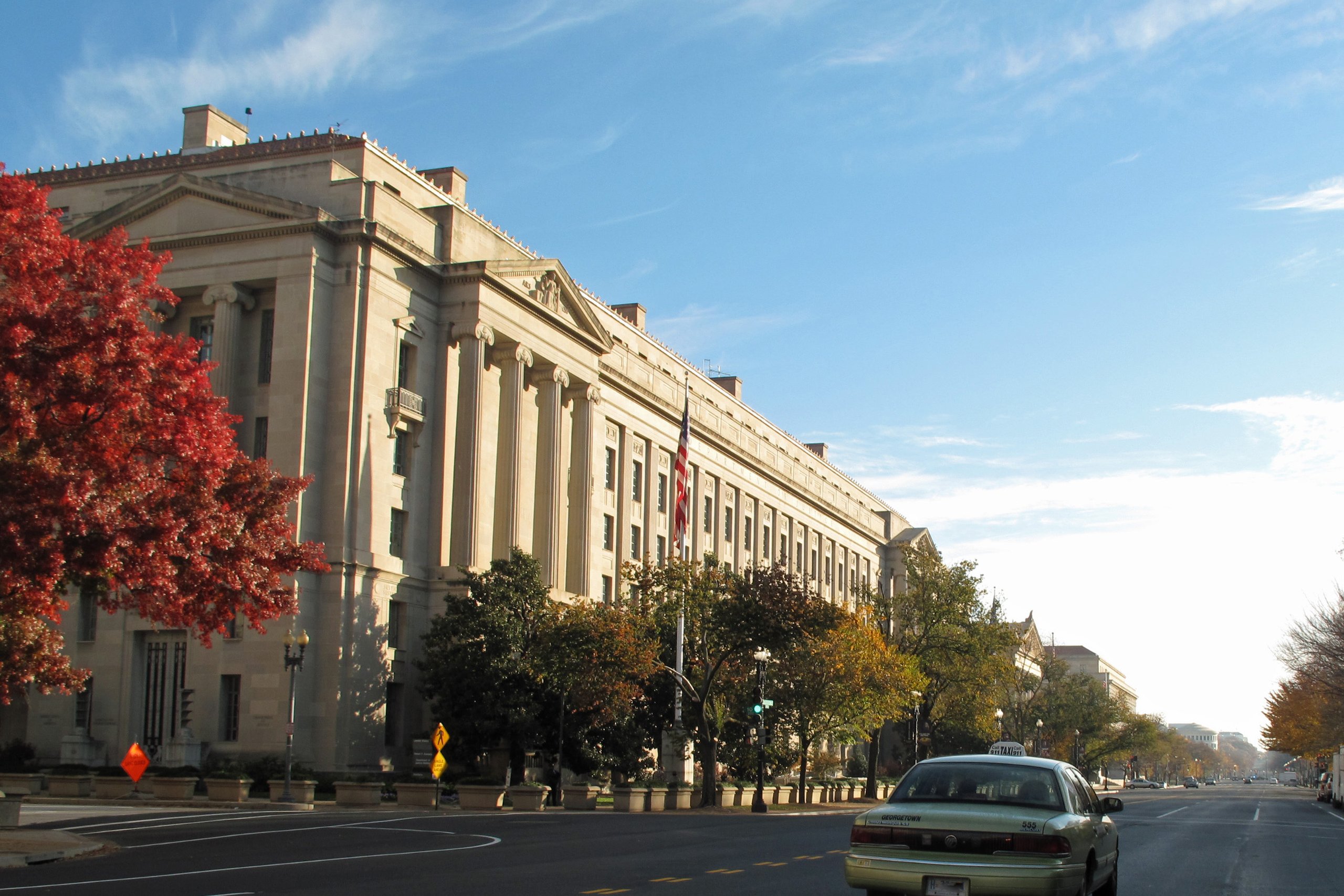 U.S. Department of Justice headquarters building in Washington, D.C.